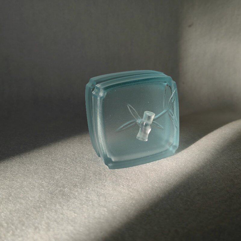 极速穆轩文房[玲珑点墨]琉璃x砚台印泥盒墨盒墨池墨海多用文房四