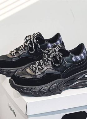 极速INS Supegr Hot Dad Shoes Mens Autumn and Winter New Kor