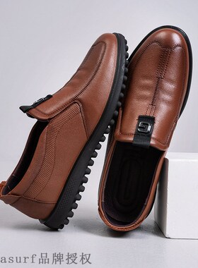 极速The first layer of scowhide mens leather shoes 2020 new