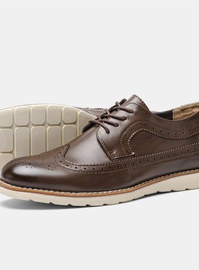 极速Male Summer Flat Shoes For Men LeaIther Casual Walking S