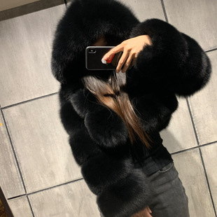 High QualityI Coat Autumn Fur Winter Fox 极速Fashion Faux