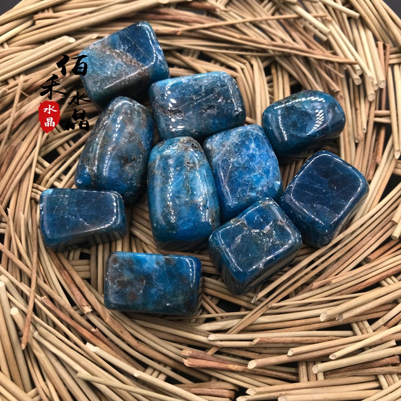 速发天然磷灰石碎石大颗粒摆件四方块原石鱼缸花盆造景装饰石