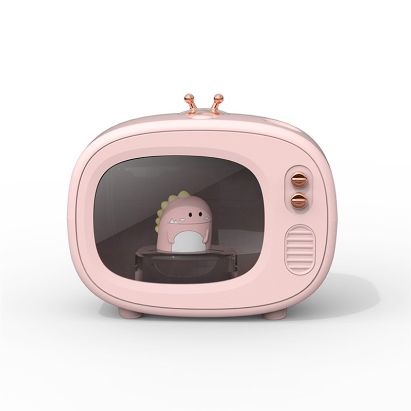 极速TV萌宠电视机加湿器迷你桌面卡通usb喷雾加湿器办公礼Z物usb