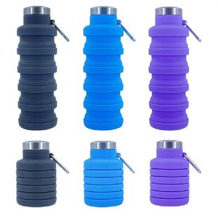 High Bottle Water Tra Folding Outdoor CBapacity 极速Silicone