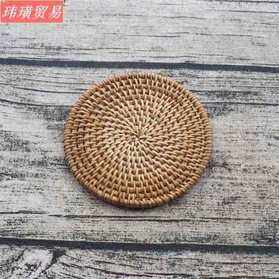 极速Placemat Pad Coasters KitchenE Table Mats rattan coaster
