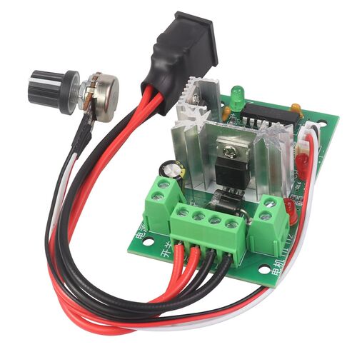 CCM2S直流调速器DC12V-24V马达小型电机控制器无极调速正反转10A