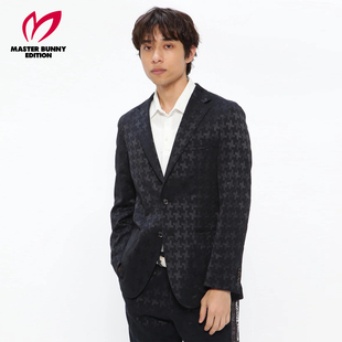 Master Bunny Edition高尔夫服装MBE男士新款休闲千鸟格西装外套