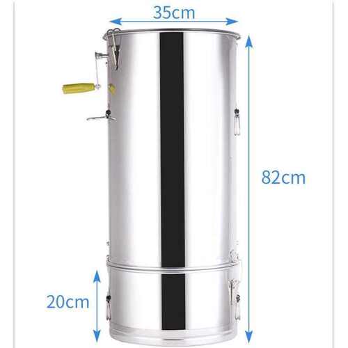 速齿轮盒不锈钢小型家用蜂蜜工具摇蜜机加深过滤加大容量不锈