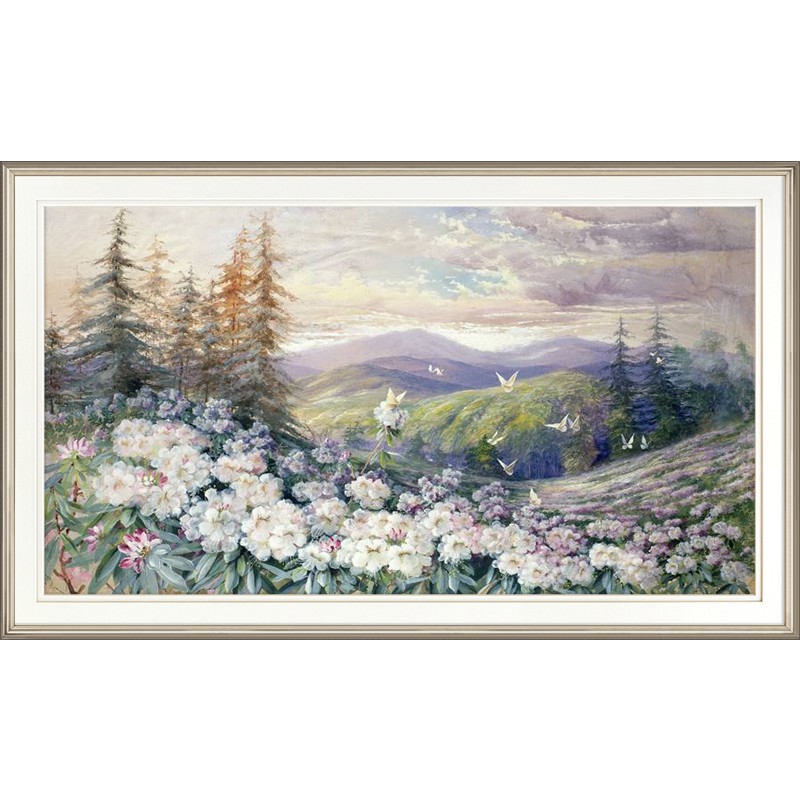 极速现代美式轻i奢挂画田园花卉客厅餐厅沙发墙装饰画卧室床头玄图片
