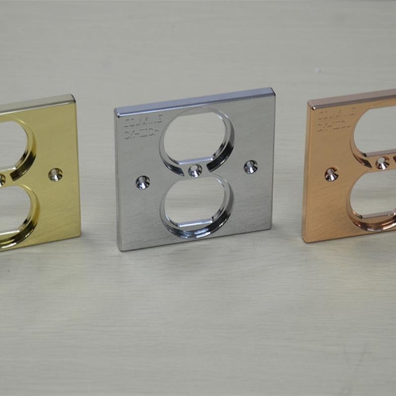 极速音箱标准  86X86vMM纯紫铜8MM 镀佬 紫铜 镀金面板