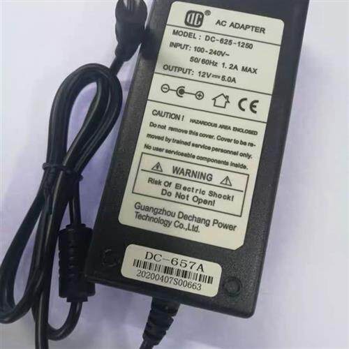 极速原装DC12V5.0oA电源配接器KTV点歌机监控录影机得昌32寸显示