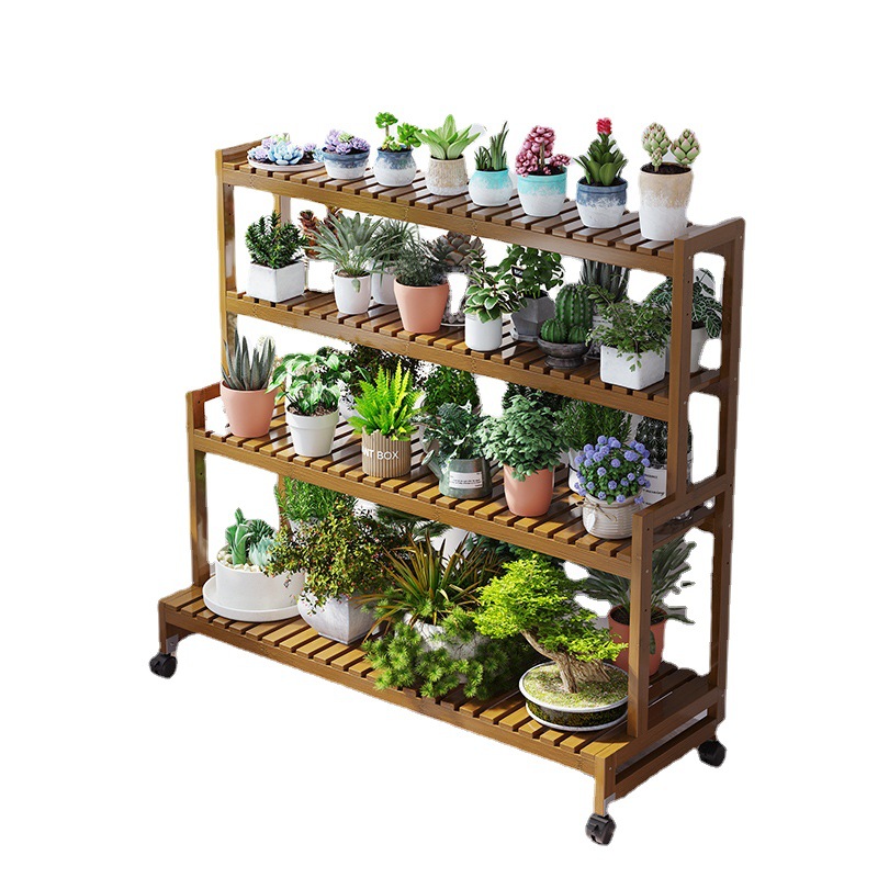 极速多肉植物花架室内客厅落地式置物架阳台绿P植花卉盆栽可移动