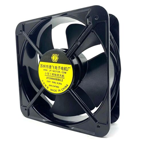 新品苏州捷飞JF20060HBL2-vF 小型工频轴流式风机220v 200*200*60