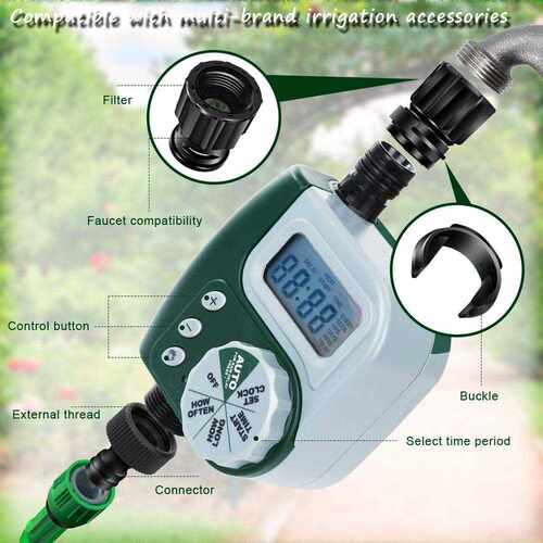 新品Gden Watering Timper Irrigation Controller plastic Progr