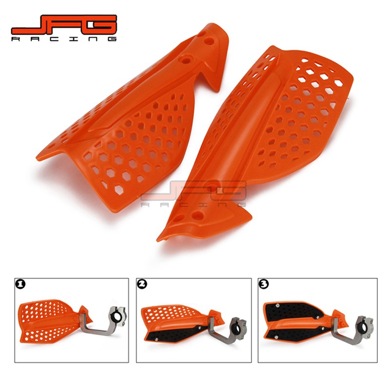 极速适用越野摩托车k沙滩车ATV22/28MM车把通用改装塑料护手双色