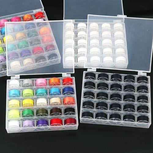 极速电动缝纫机梭芯底线梭心收纳盒缝衣配件家用梭子多.色平车锁