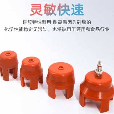 极速机械手柔性夹具气动软指迷你夹具二爪四爪注塑V机夹具配件真