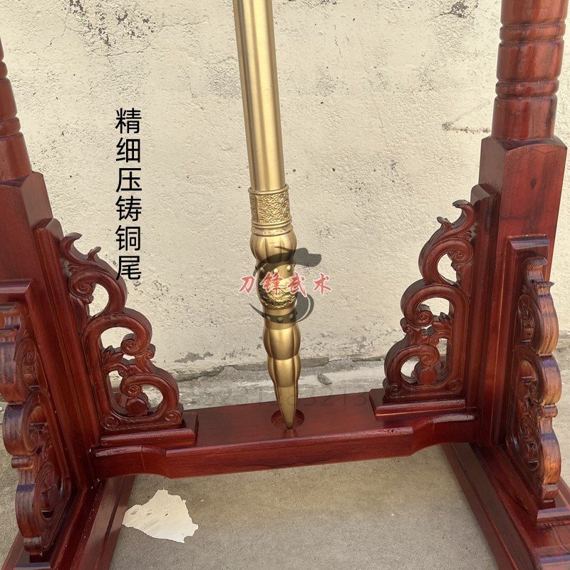极速武术红缨枪纯铜大枪霸王x枪黄铜枪长矛赵子龙长枪实心杨家枪