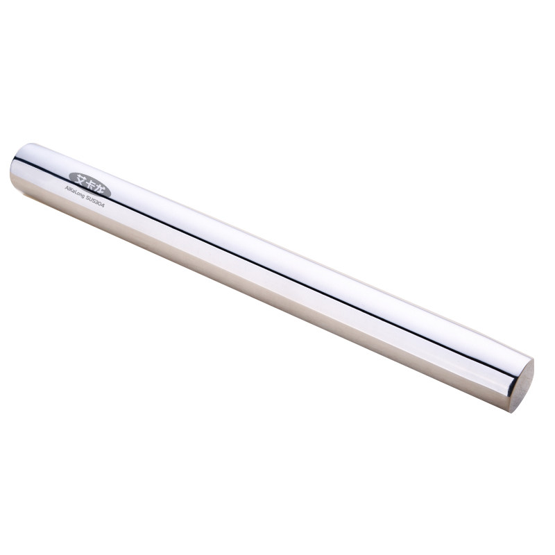 极速不沾擀面棍擀面棍铁钢铁赶面C仗不锈钢擀面棍实心擀麪棍不锈7