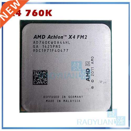 新品Athlon X4 760K X4 760 X4760K AD760KWLOA44HL QuadCore FM2