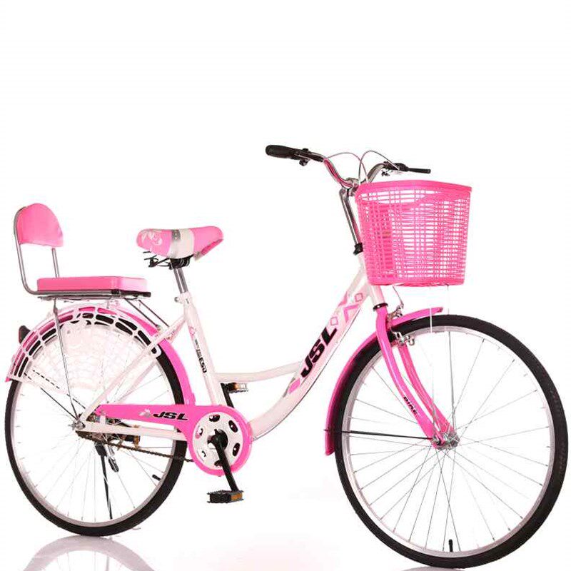 极速凤凰24寸26寸男女式u公主复古学生通勤轻便单车成人淑女自行