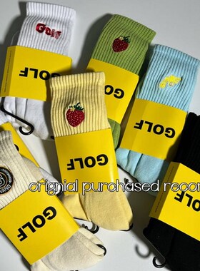 极速GOLF WANG 2021 ANEW SEASON SOCKS 袜子