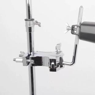 极速架子鼓牛f头 独立底鼓 万向球嗵鼓架 单球夹爵士鼓扩展夹