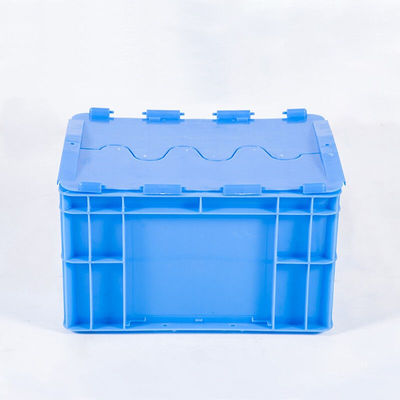 极速2023建f功立业EU物流箱GY3294外径:400*296*230mm蓝色翻盖可