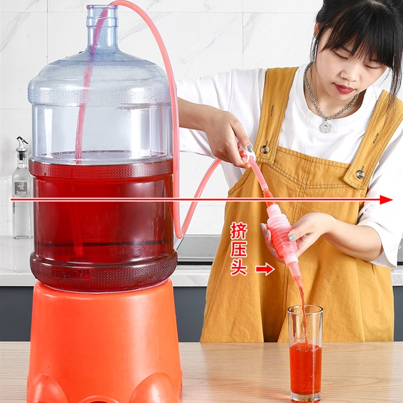 极速吸水管抽水神器吸抽酒u器抽液抽水泵导酒管红虹吸管抽水管酒