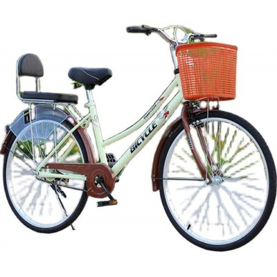极速凤凰淑女自行车24寸26寸男C女式轻便成人通勤复古普通城市上