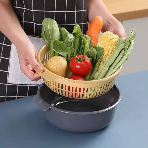 【仅一单】2套装；特大号洗菜篮