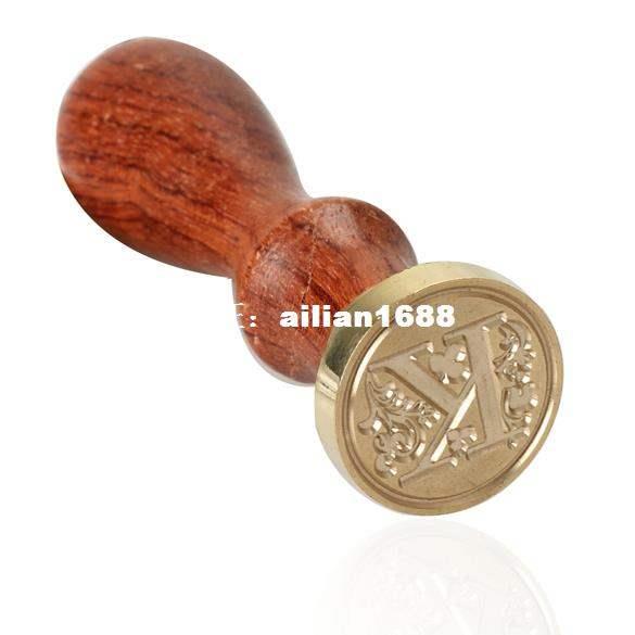 速发SeSaling Wax aClassic Init ialBLTWax Sel tamp Alphabet M