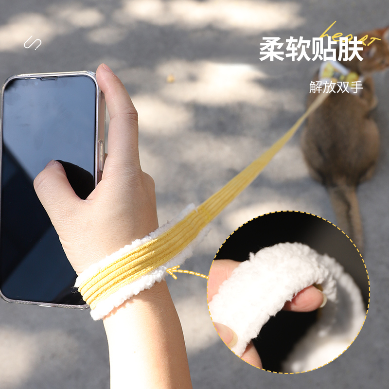 极速猫咪牵引绳宠物胸背带背心式防挣脱猫绳O子外出遛猫绳溜猫链