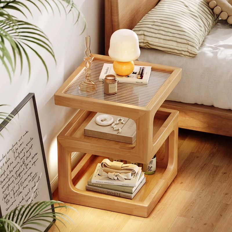全实木床头置物架床头柜替代品原木风边几创意多功能小柜子收纳柜,电子元器件市场,电线扎带/束线带,淘宝优惠券,粉丝福利购,淘宝优惠卷