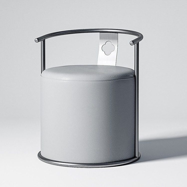 轻奢单人椅意式茶椅客人位现代简约时尚高端家用茶桌椅设计师椅子