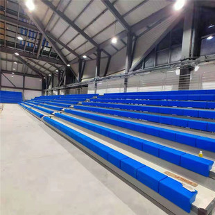 实体直销体育场馆看台椅 折叠翻板看台 室内场馆电动伸缩看台条凳