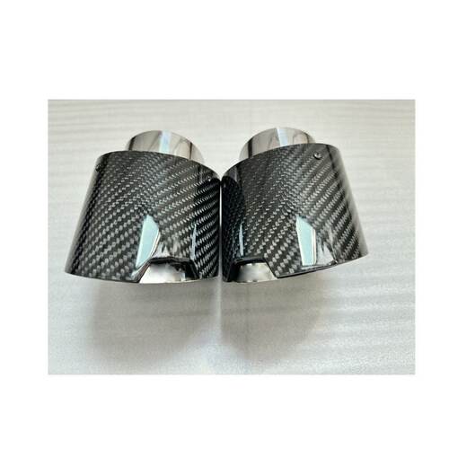 适用于宝马M2F87M3F80M4F82M5F10碳纤维排气管消声器尾喉
