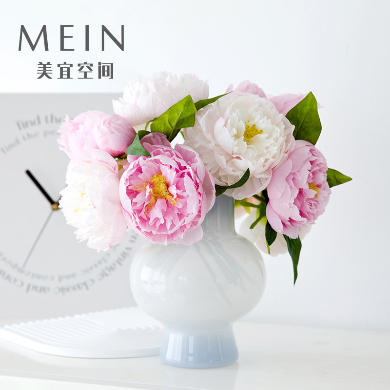 淡蓝色中古芬顿玻璃花瓶奶油黄美式客厅摆件感家居装饰品花器,电子元器件市场,电线扎带/束线带,淘宝优惠券,粉丝福利购,淘宝优惠卷