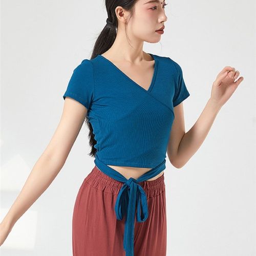 速发教师上课基训舞服绑带新础亲肤舞基款百搭古典舞上衣