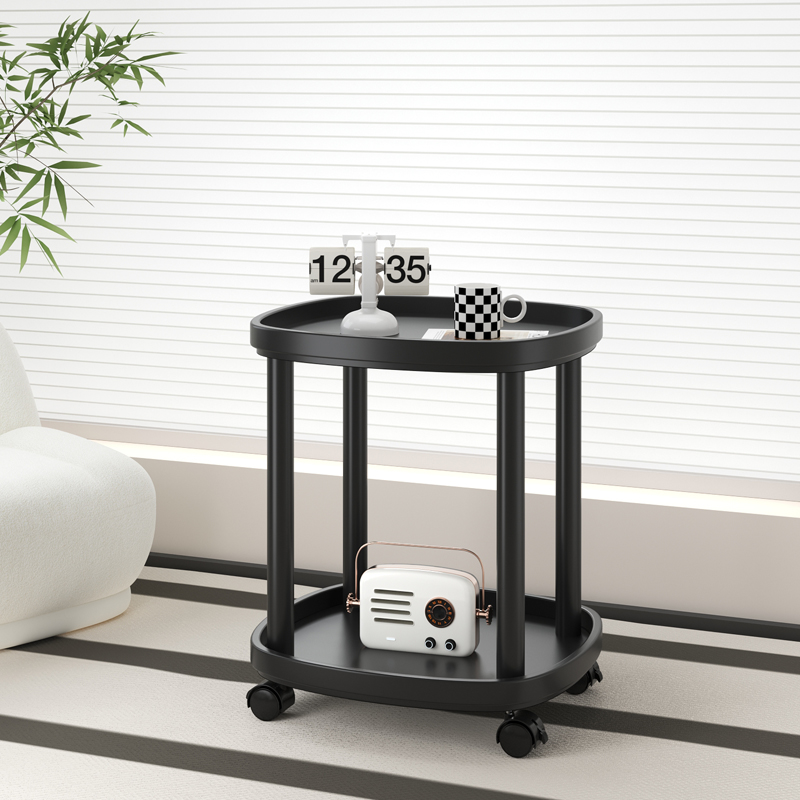 速发沙发边置头用移动茶几小推车床家几物架简约桌子迷你台户型