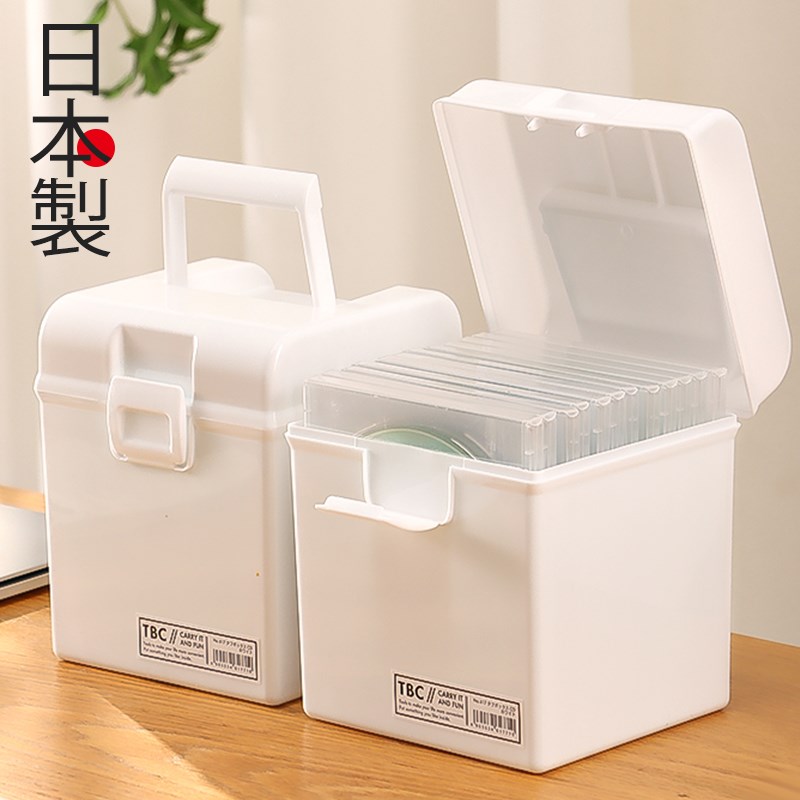 速发手提CD收纳盒车载大容量D存D碟片专V储辑收藏箱