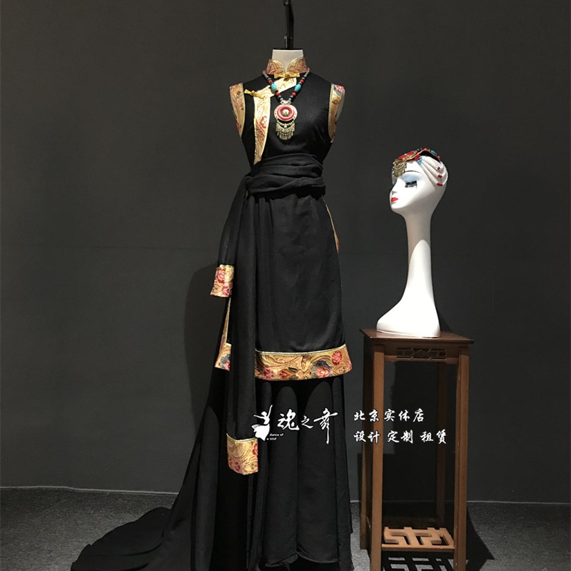 速发北舞魂族舞藏族京蹈服艺考藏之服饰少数民族舞蹈服