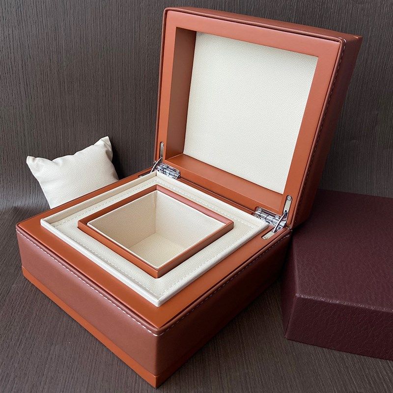 速发收款盒子 皮质首饰珠盒收纳宝 手镯礼品盒新藏盒