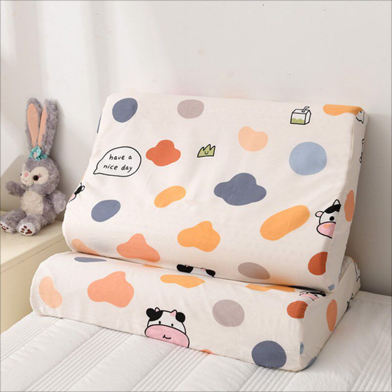 速发0棉乳胶枕套一对装水洗棉儿童枕头套0胆纯全棉单个枕芯内5