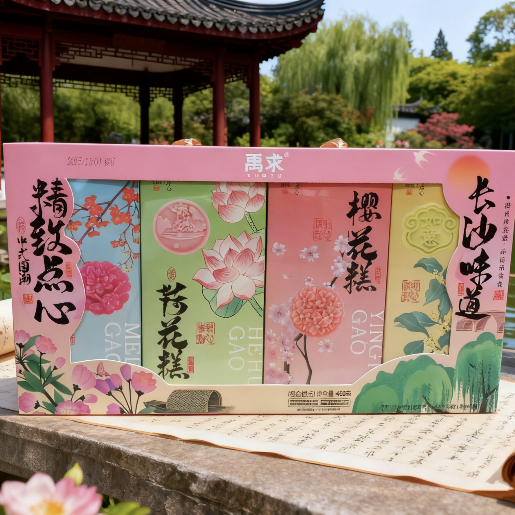 禹求 长沙味道精致点心传统糕点组合糕点460g/盒