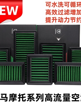 适用宝马F750GS F850GS F900R F900XR高流量风格空气滤清器风格