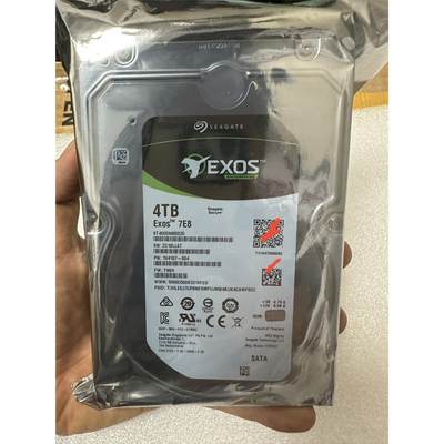 4T银河 4TB 监控硬盘 企业级EXOS 7E8机械硬盘ST4000NM0035