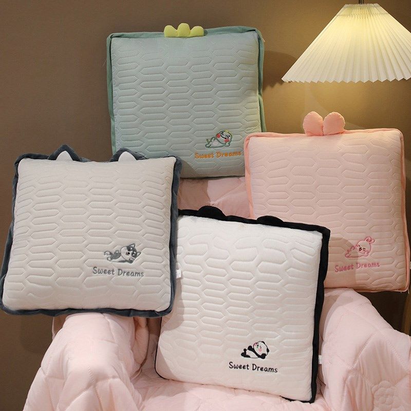 毯子午睡办公室汽车用抱枕被子两用车载二合一靠枕空调被靠垫枕头,居家布艺,抱枕被,淘宝优惠券,粉丝福利购,淘宝优惠卷