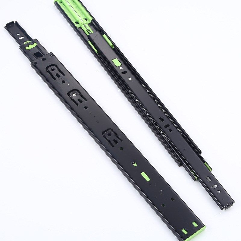 抽屉三节轨阻尼缓冲轨道滑道电脑桌键盘托架静音导轨橱柜滑轨防夹,基础建材,导轨,淘宝优惠券,粉丝福利购,淘宝优惠卷