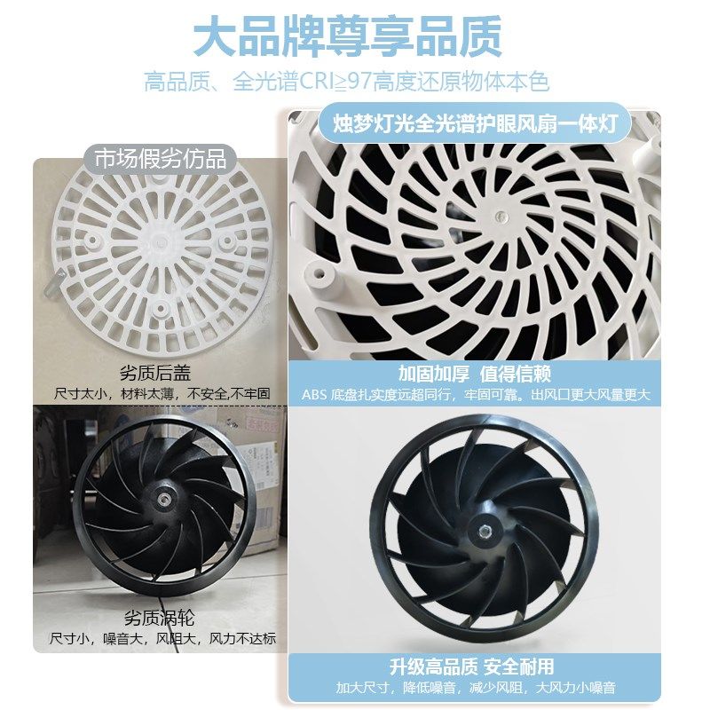 无叶风扇灯儿童房卧室客厅专用2025年新款餐厅极简吸顶新型吊扇灯,家装灯饰光源,风扇灯,淘宝优惠券,粉丝福利购,淘宝优惠卷